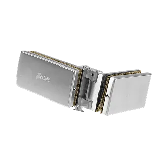 Glass to Glass Connecting Hinge with Guide Locator