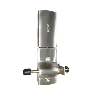 Glass to Glass Connecting Hinge with Floor Lock